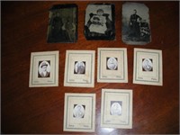 3 Tin Type Photos & Old Photos 1 Lot