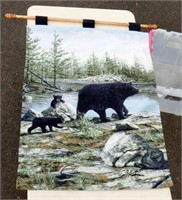 Three Bears Wall Tapestry