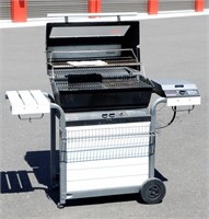 Outdoor Gas Grill with Side Burner