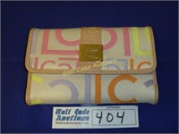 Liz Claiborne - Multi-Colored Fabric Wallet