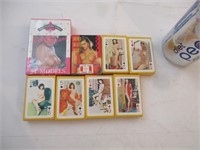 8 jeux de cartes Pin-Up nues