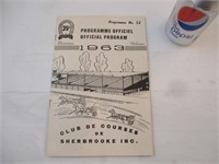 Programme course de Skerbrooke 1963