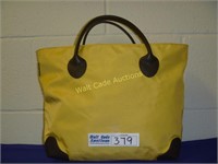 Handbag W/Inside Zipper Compartment Yellow &