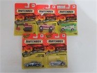 Lot of 5 Matchbox Get In The Fast Lane MOC