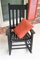 PAIR OF OUTDOOR ROCKING CHAIRS