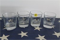 Jack Daniels Tumbler Shot glasses (4)