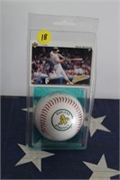 Collector Series -Baseball & Card - Mark McGwire