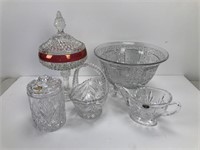 Lot of glass, crystal ware