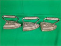 Vintage Gold Colored Irons 5, 6, and 7