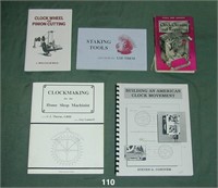 Five clock and watch books