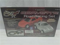Tabletop Corvette road racing set.