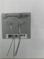 Sterling earrings.