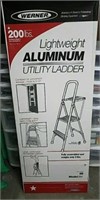 Werner lightweight aluminum utility ladder.