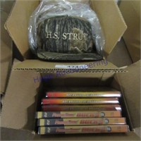 H.S. Strut hats & DVD's
