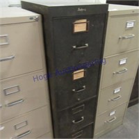 4 drawer green file cabninet