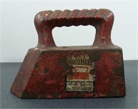 RARE Vintage RED GOOSE Advertising Small Iron