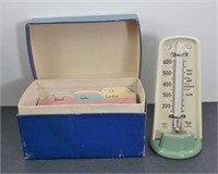 New Old Taylor Oven Thermometer w/ Original Box &
