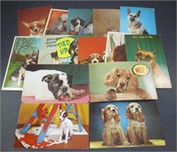 15 Vintage Dog Postcards