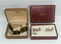 Men's Vintage Jewelry: "Hickok" Cufflinks