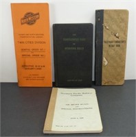 Vintage Railroad - 1920s Conductors Record Book,
