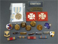 Vintage U.S. Military Pins, Patches, Lieutenant