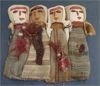 Vintage Peru Chancay Burial Cloth Dolls