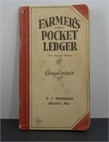 1939 John Deere Farmers Pocket Ledger O.J.