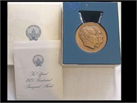 THE OFFICIAL 1973 BRONZE PRESIDENTIAL INAUGURAL