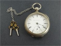 1880s Elgin Pocket Watch w/ Keys