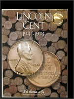 LINCOLN CENT BOOK - PARTIALLY FILLED