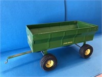 JD metal toy 4 wheel wagon