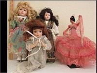 FOUR DOLL LOT