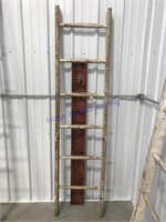 6-rung ladder section, 77 inches tall