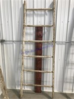 6-rung ladder section, 78 inches tall