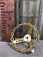 Log chain steering wheel