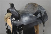 17" Custom Made Saddle By Buffalo Saddlery