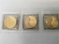 3 pcs. American Mint "The Second Amendment" Coins