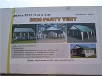 New/Unused 20' X 20' Pagoda Party Tent,