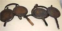 ANTIQUE GRISWOLD WAFFLE IRONS ! D-2
