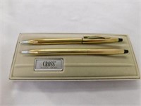 Cross 1/20 12K gold filled pen & pencil in box