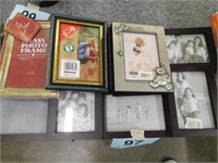 Assorted photo frames & album