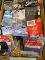 Box of jewelry findings for beading