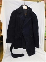Navy P coat with civilian buttons