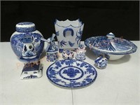 Holland Blue & White Assorted China