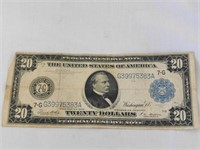 1914 $20 Federal Reserve note, 7G