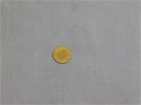 14K mini $20 gold piece copy, 1924 date