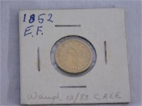 1852 Liberty $2 1/2 gold coin