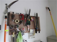 Group Assorted Tools: Tree Trimmer, Scissors,