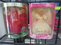 Two Collector Barbie Dolls: Happy Holiday,