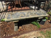 Three Garden Benches: Concrete